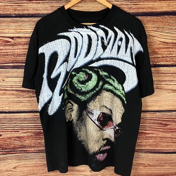 Rodman Apparel "Dennis Rodman" Big Print Basketball T-shirt - Picture 2 of 6